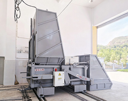 水平分体式压缩垃圾站